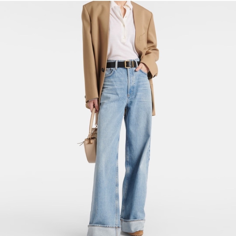 Agolde Dame wide leg cuffed buttonfly jeans - Picture 15 of 15